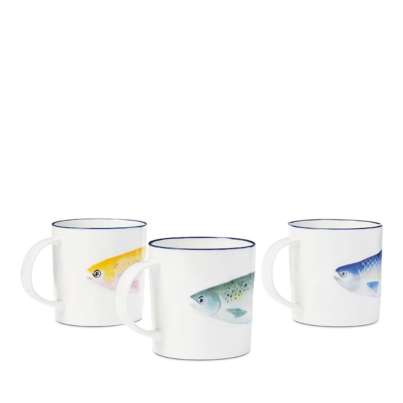 Pesce Servingware Yellow Fish Mug