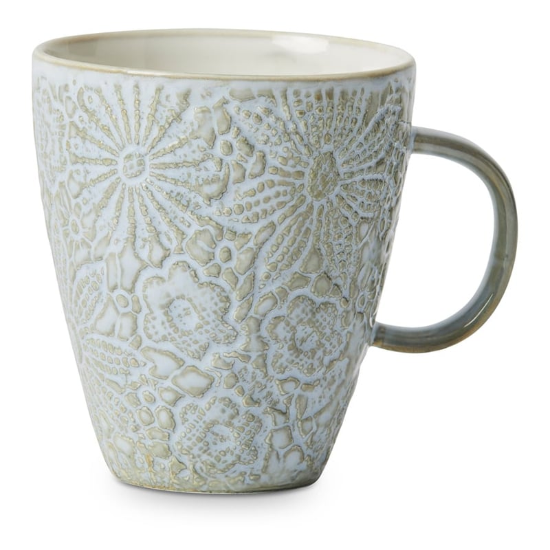 Wild Flower Servingware Duck Egg Mug