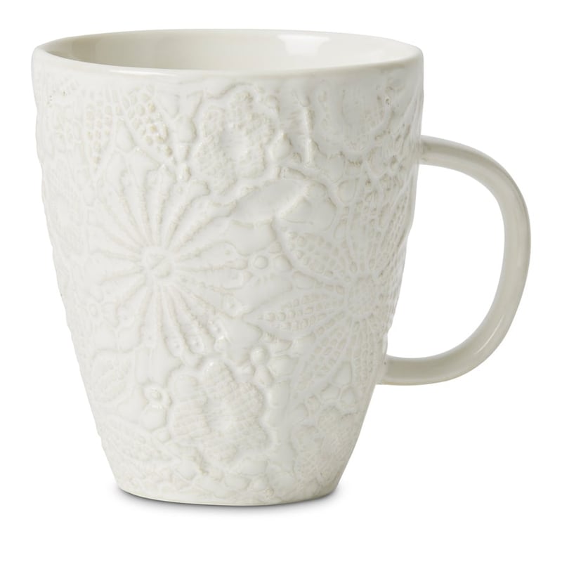 Wild Flower Servingware Off White Mug
