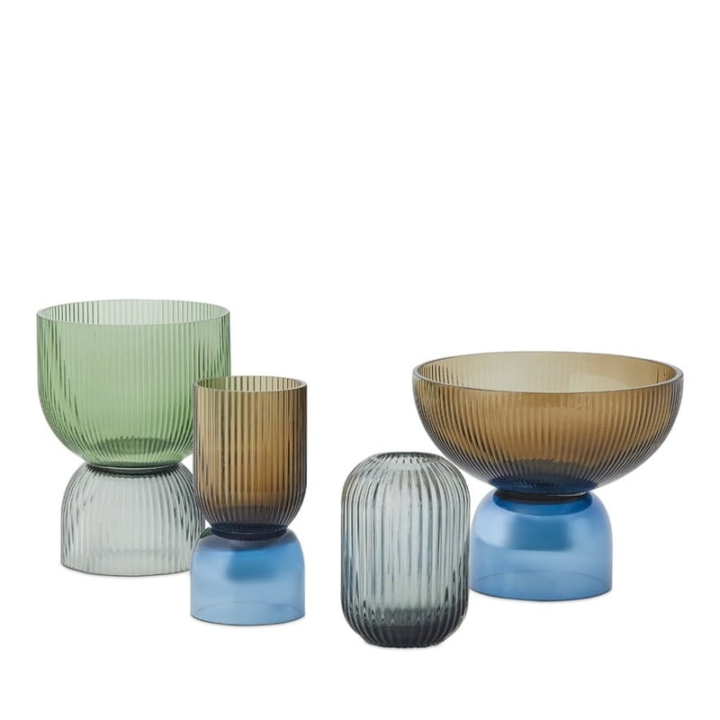 Two Tone Orion Brown & Blue Bowl