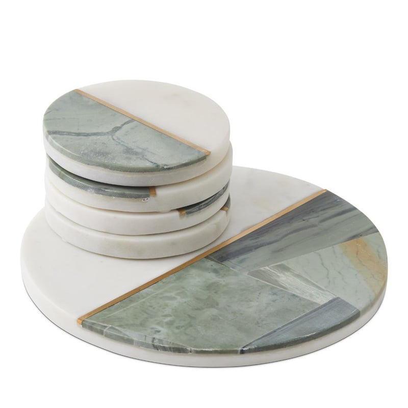 Prato Marble Green & White Trivet