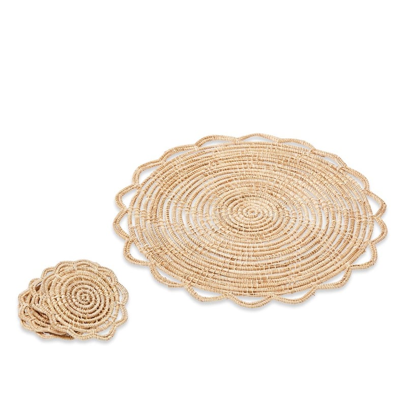 Raelia Natural Coasters 4 Pack