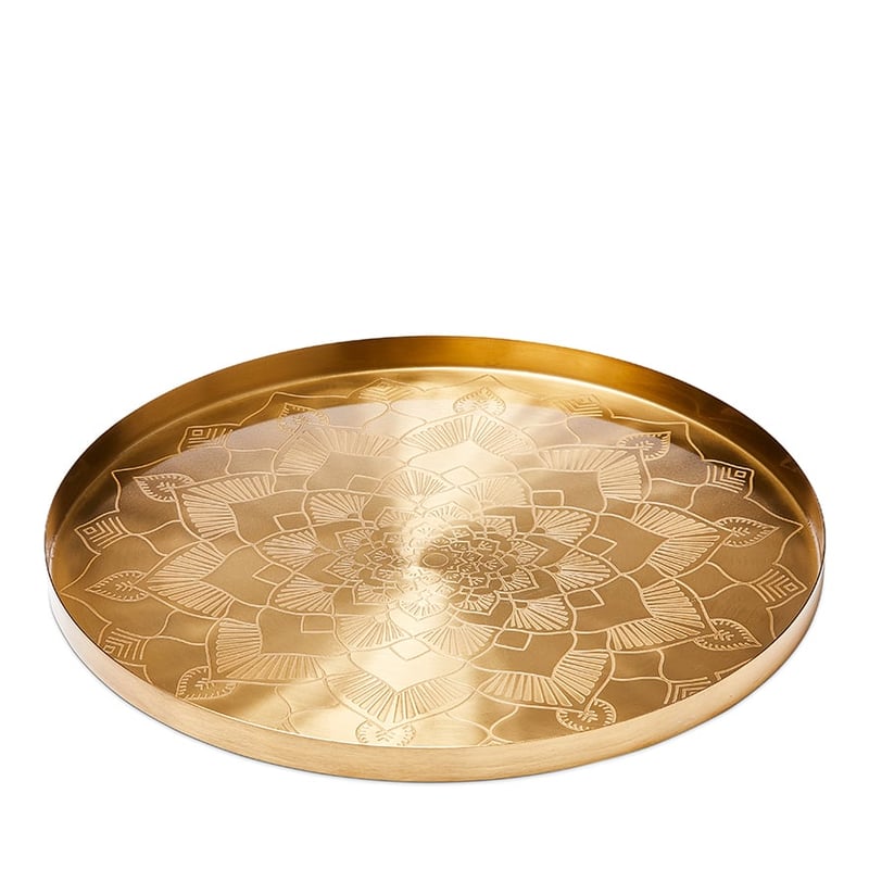 Decorative Gold Metal Tray