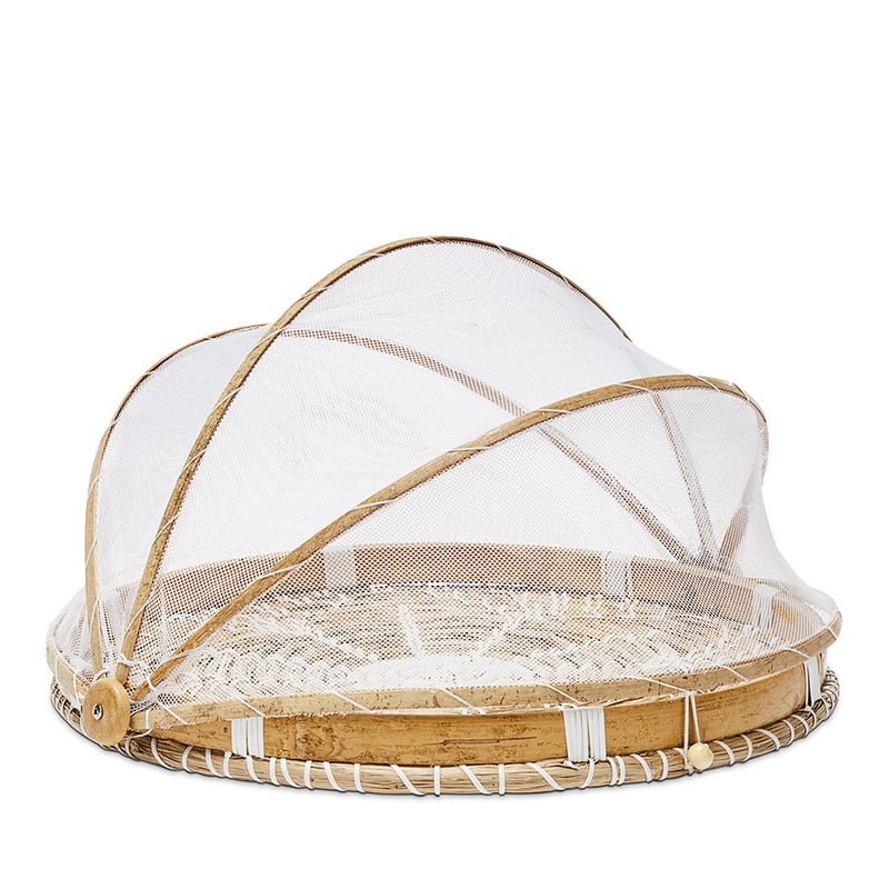 Aparri Outdoor White & Natural Flower Food Cover 