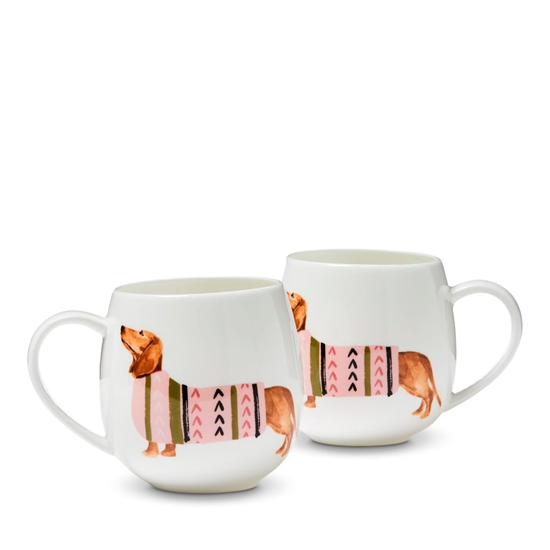 Pink Jumper Dachshund Mug 2 Pack