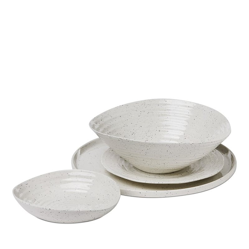 Messina Outdoor White Salad Bowl  