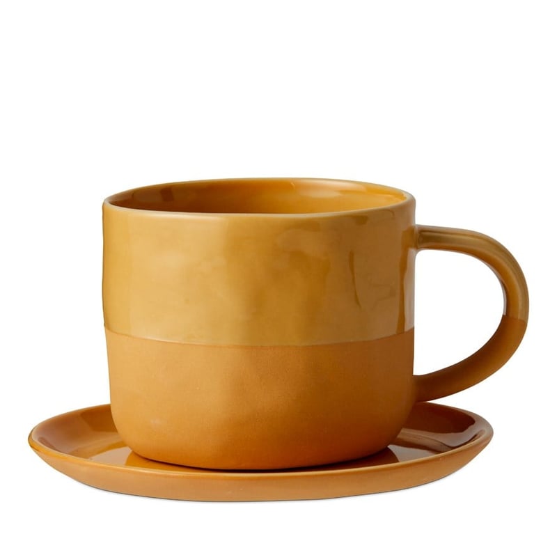Berlin Collection Mustard Mug & Saucer  
