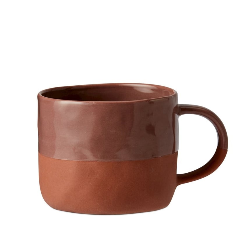 Berlin Collection Rust Mug & Saucer 