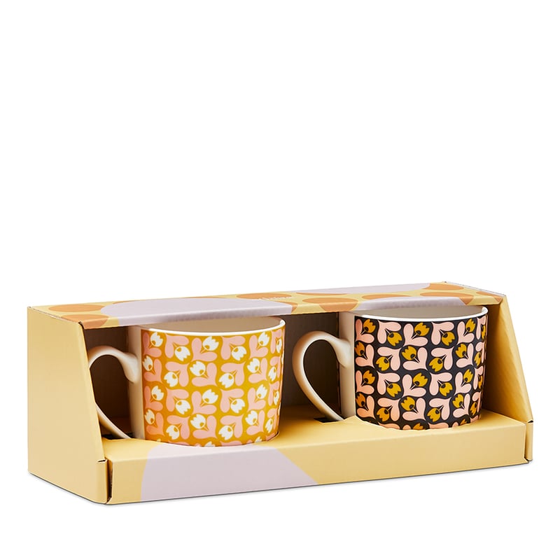 Geo Retro Mug Gift Pack of 2