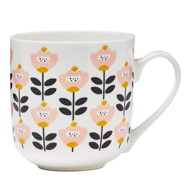 Standing Flowers Retro Mug