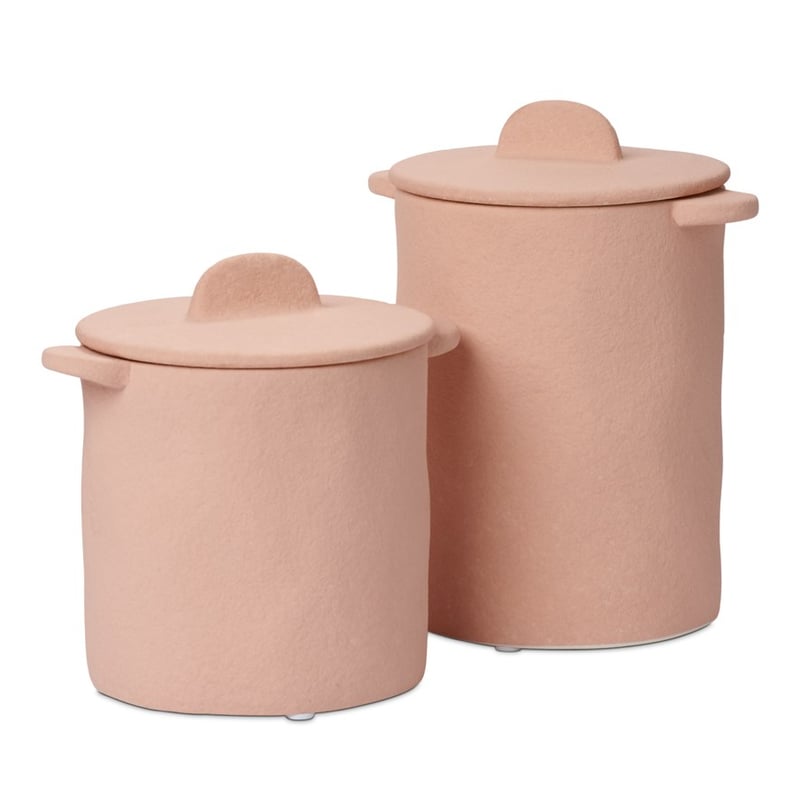 Amphora Nude Pink Decorative Canister