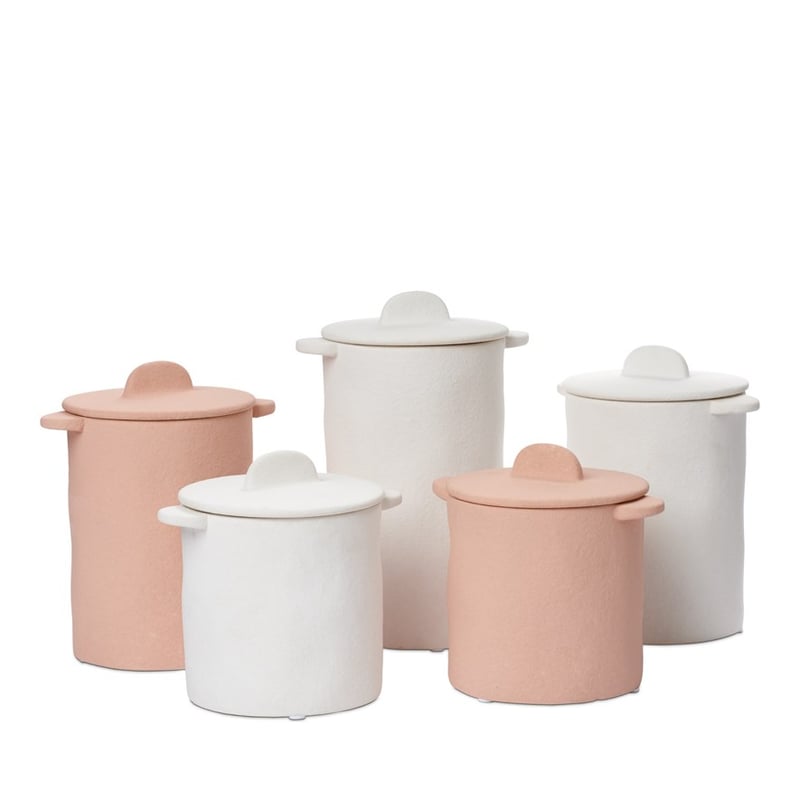 Amphora Nude Pink Decorative Canister