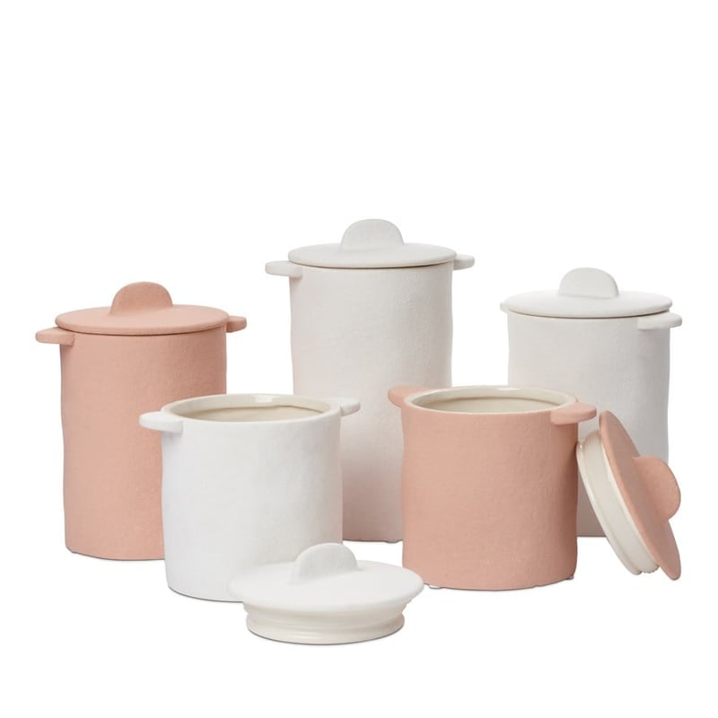 Amphora Nude Pink Decorative Canister