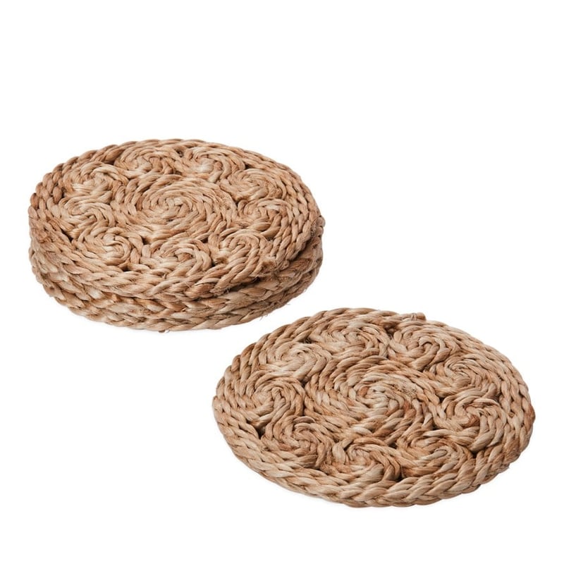 Lisbon Collection Dark Natural Coasters Pack of 4