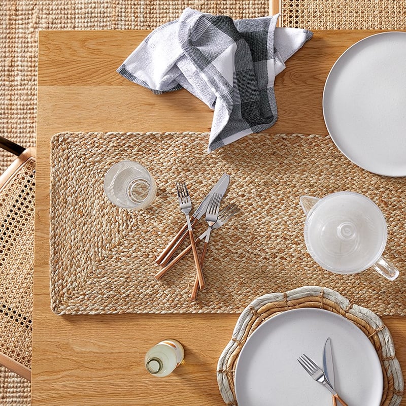 Sirocco Natural & White Table Runner