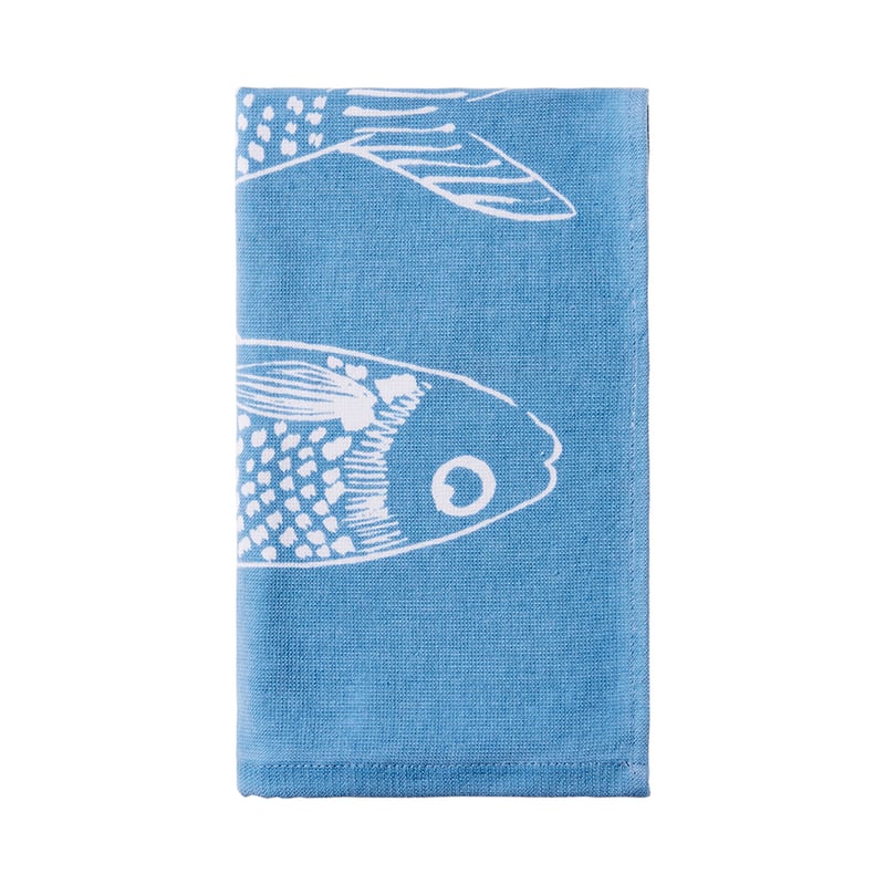 Emerson Printed Tea Towels Fish Pack of 2