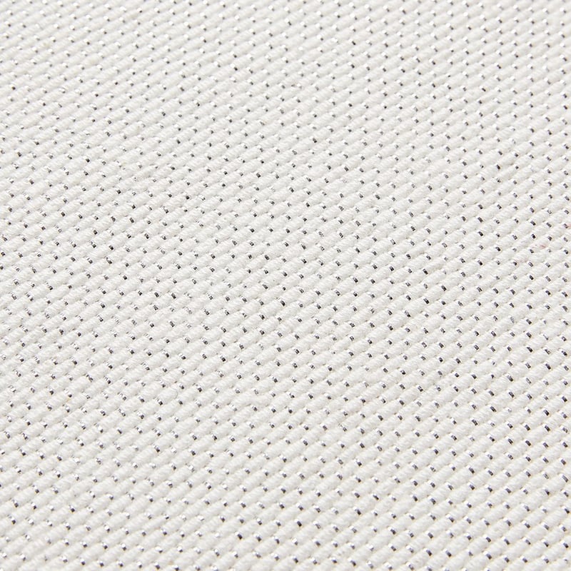 Luxe Lurex Napery Silver 2 Pack Placemats