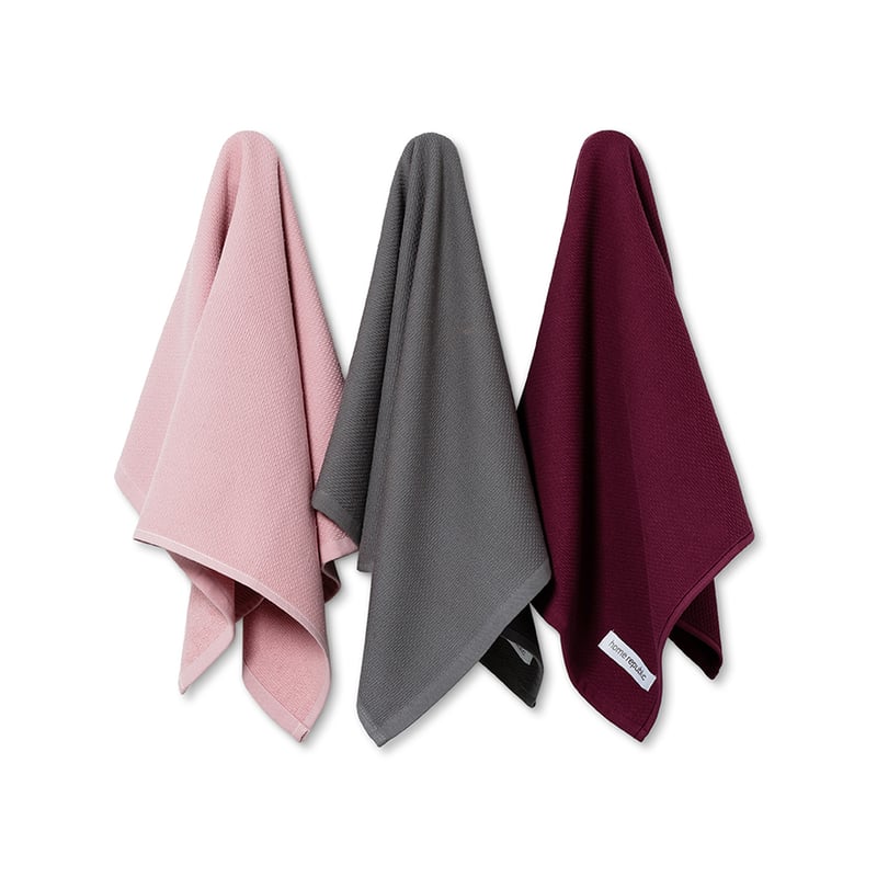 Luxe Pink Tea Towel 3 Pack