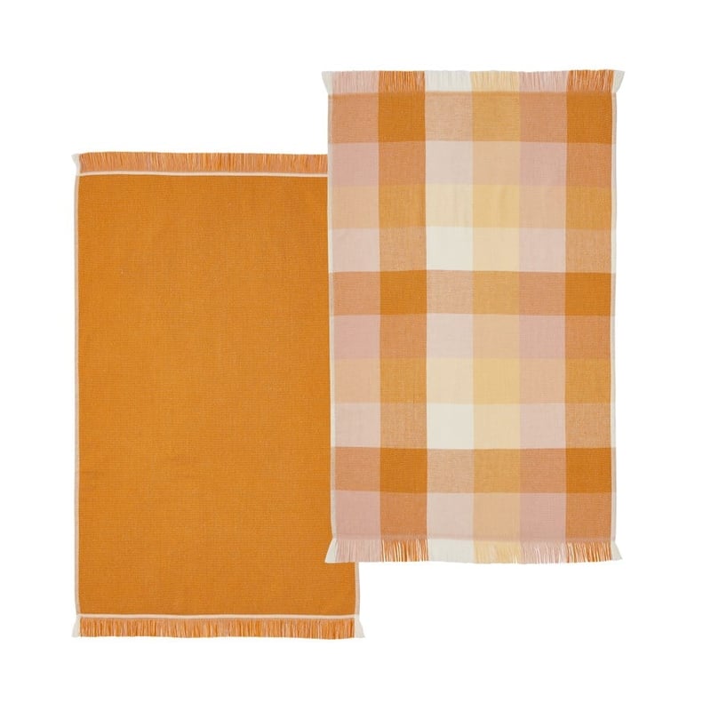 Merricks Rose Check Tea Towel 2 Pack