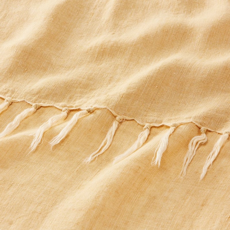 Malmo Curry Linen Throw