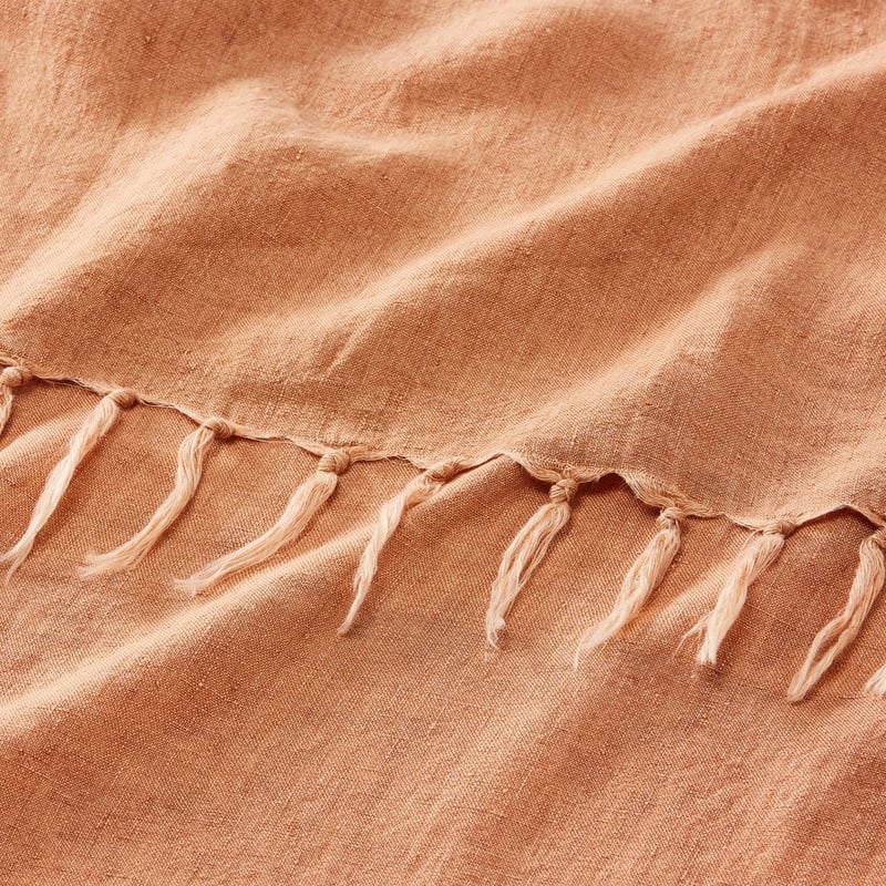Malmo Sandstone Linen Throw