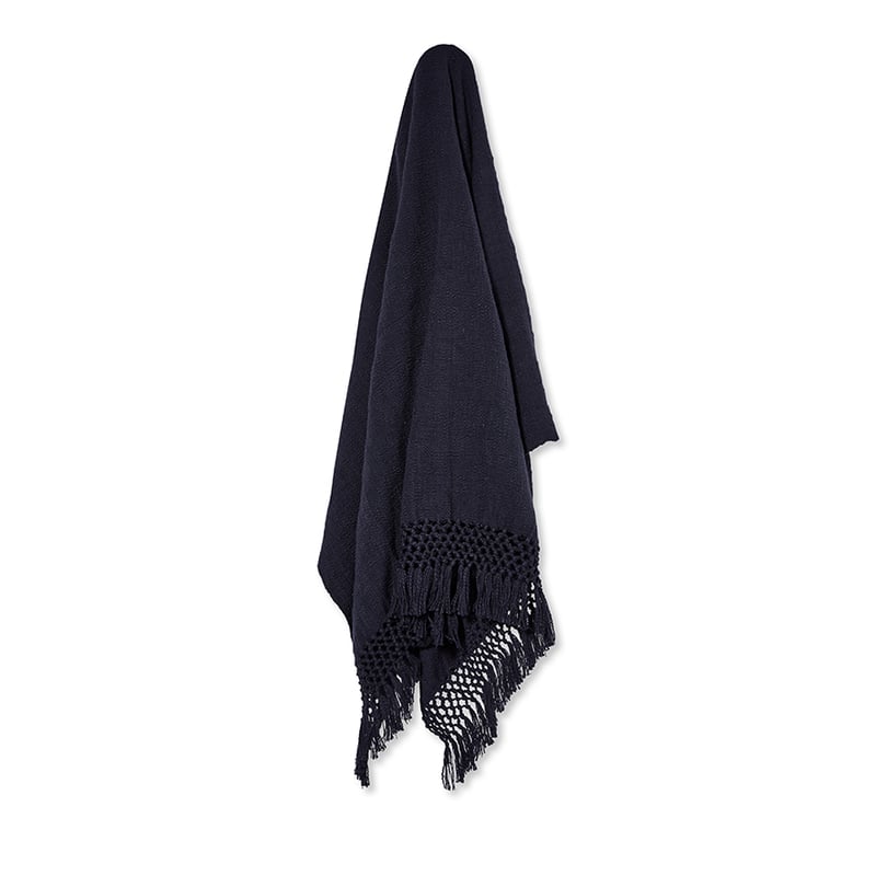 Macrame Navy Knot Throw