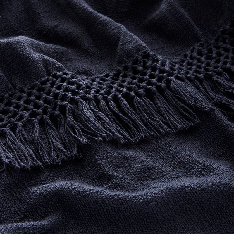 Macrame Navy Knot Throw