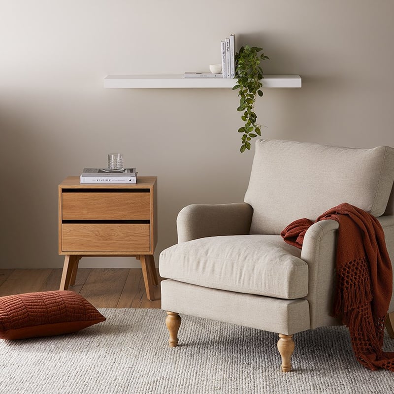 Macrame Deep Rust Knot Throw