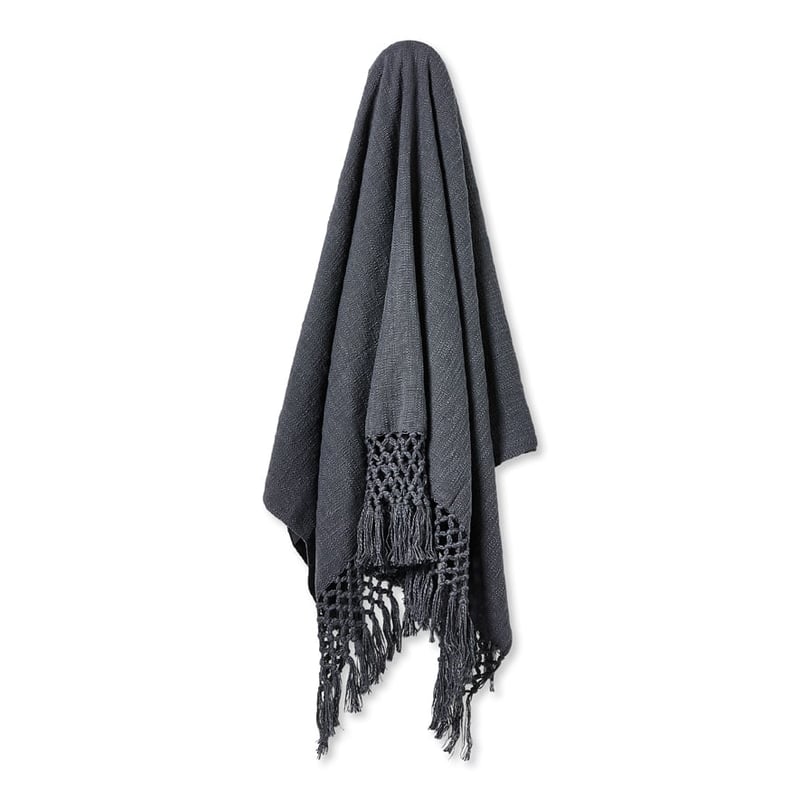 Macrame Slate Knot Throw