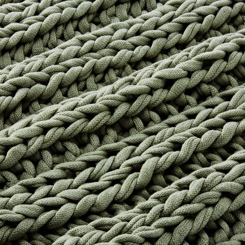 Newport Lily Pad Chunky Knit Throw