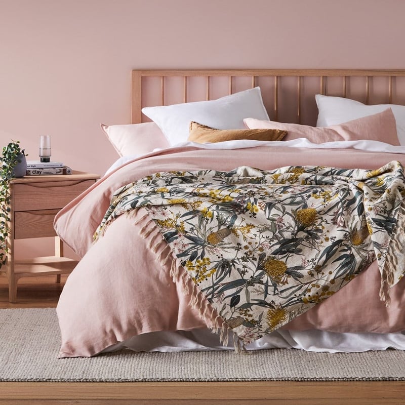 Eucalyptus Sage Linen Throw