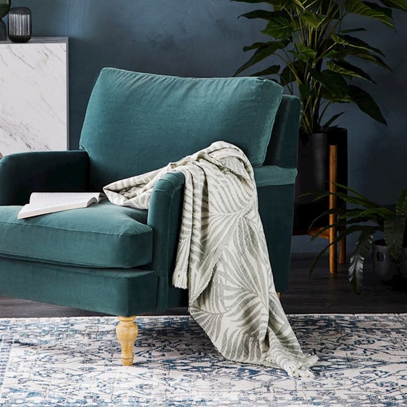 European Lucia Coal Throw