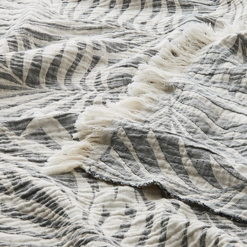 European Lucia Coal Throw