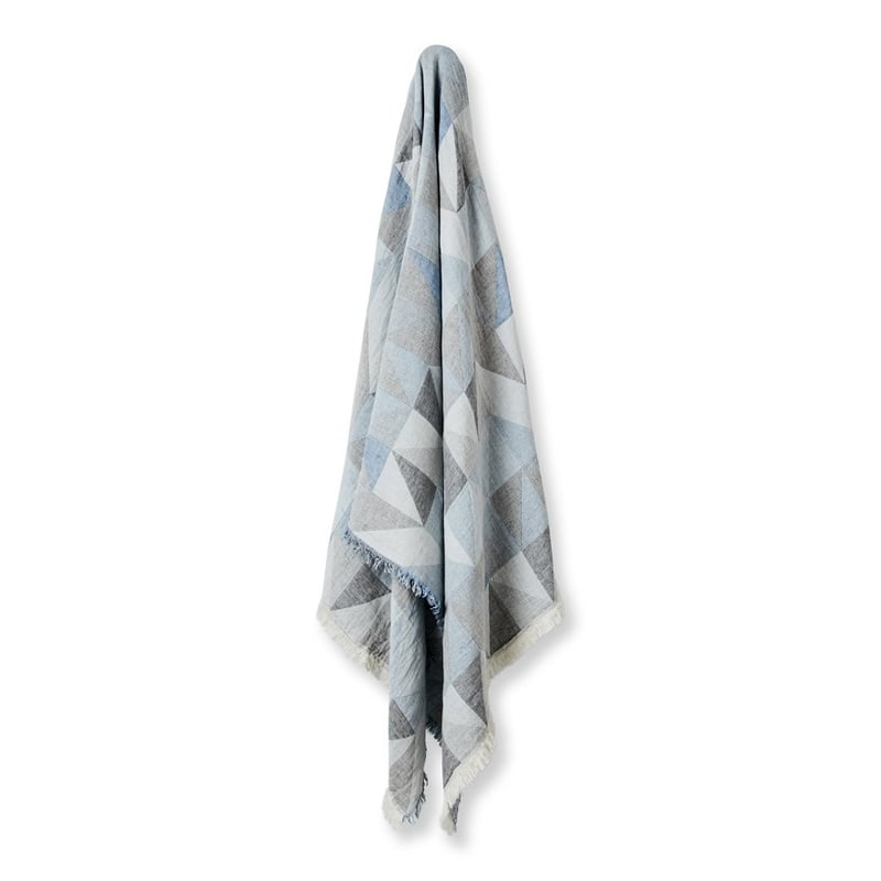 European Villa Navy Throw