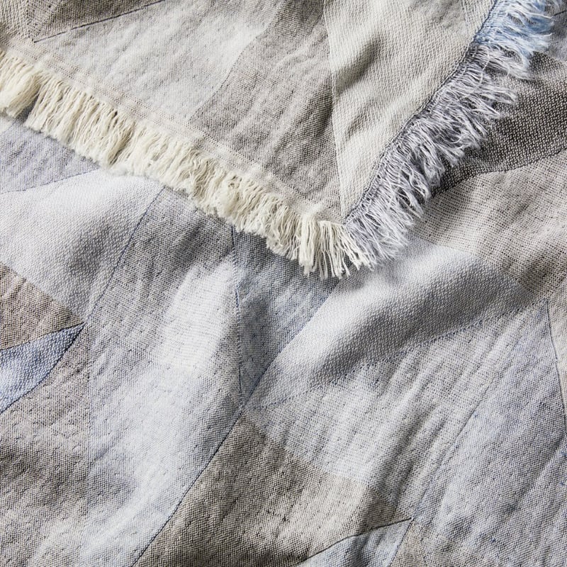 European Villa Navy Throw