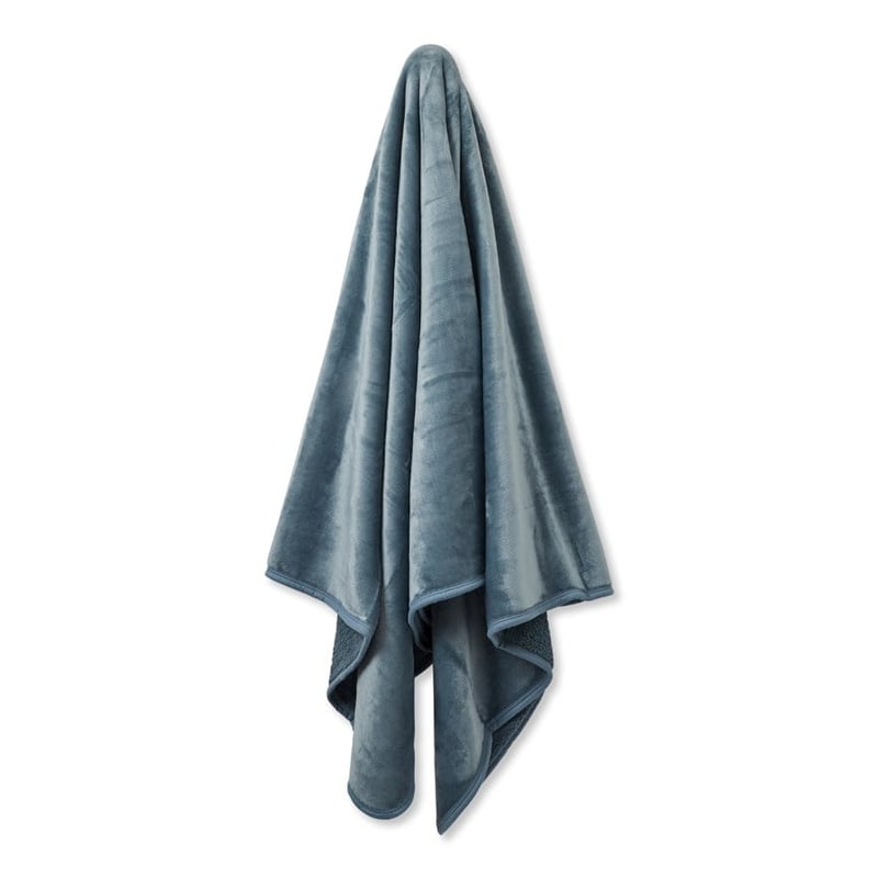 Sherpa Blue Throw