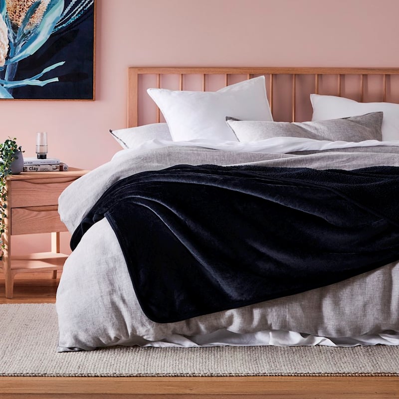 Sherpa Navy Throw