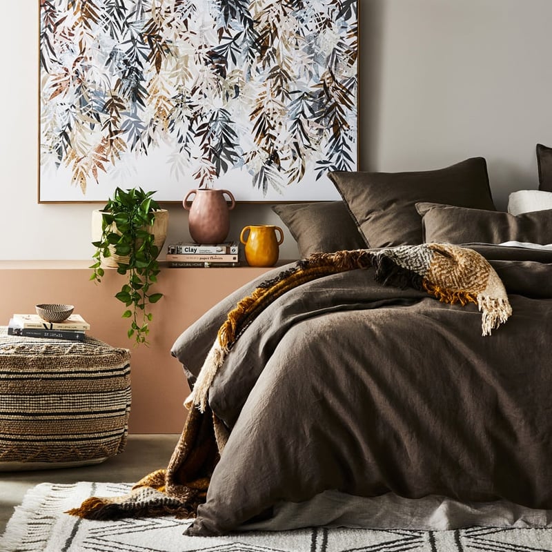 Cambridge Mustard & Charcoal Throw