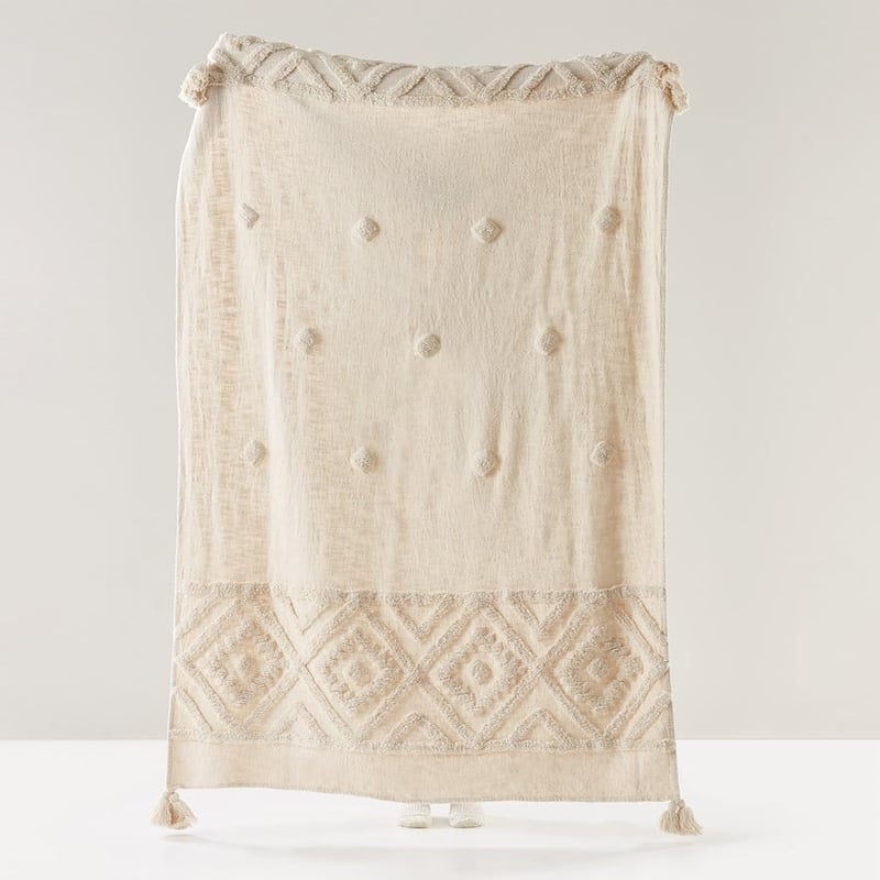 Mexica Natural Throw