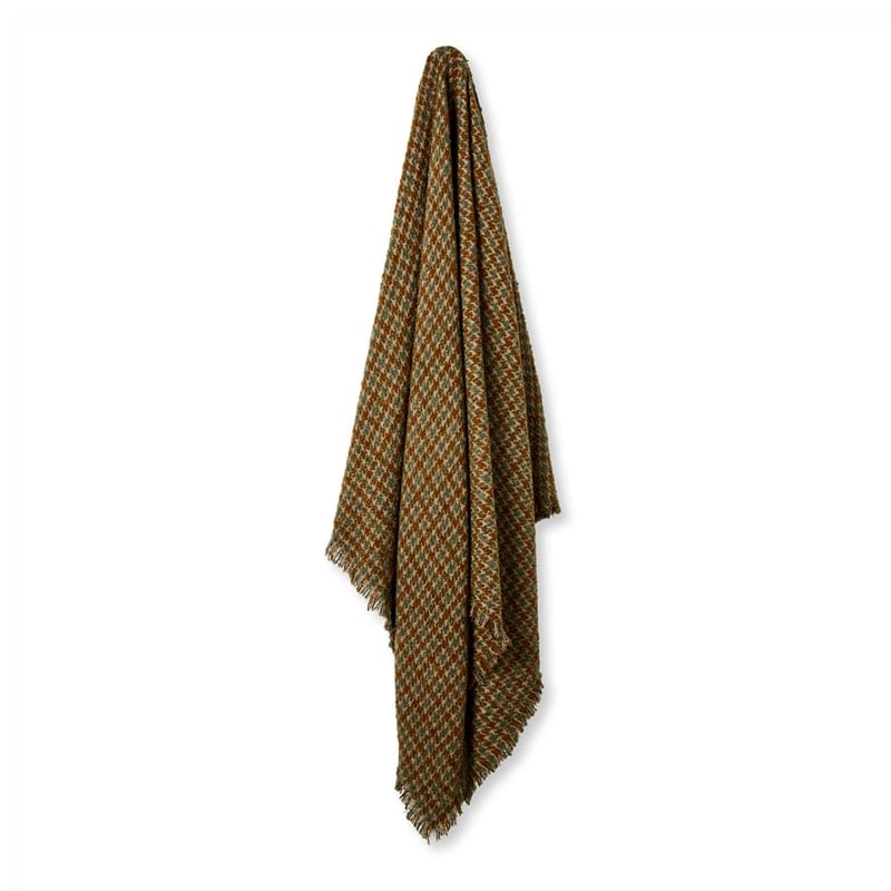 Maxwell Slate & Chartreuse Throw