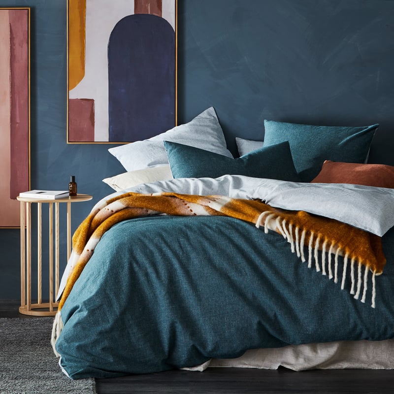 Pasadena Mustard & Pink Mohair Throw