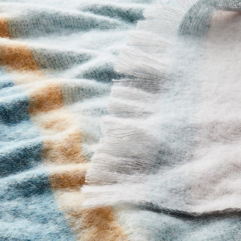 Winter Rituals Mohair Throw