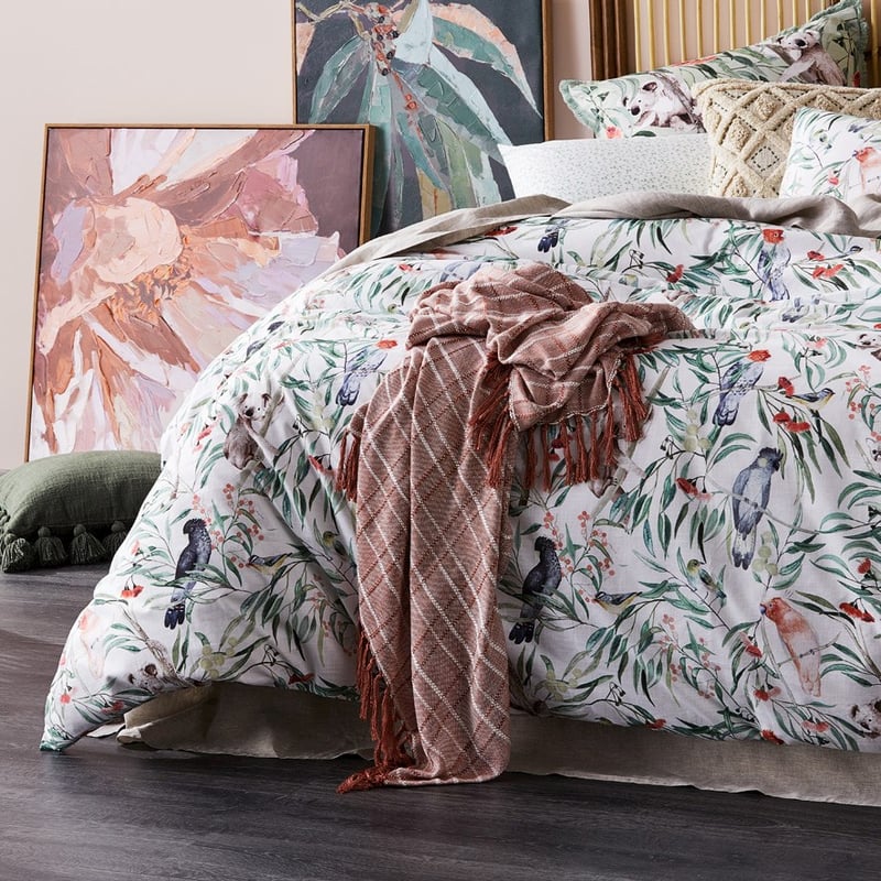 Sagano Rose Pink Bamboo Throw