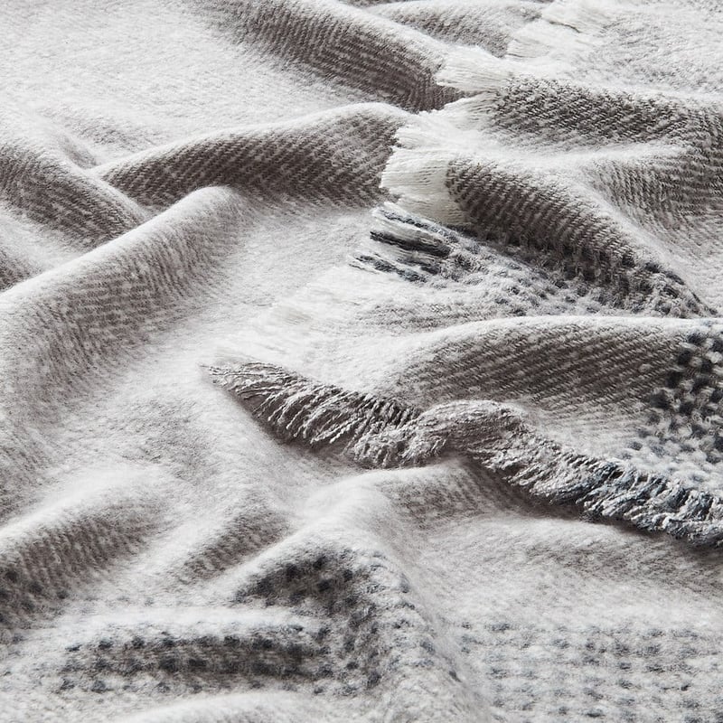 Hotham Grey Throw