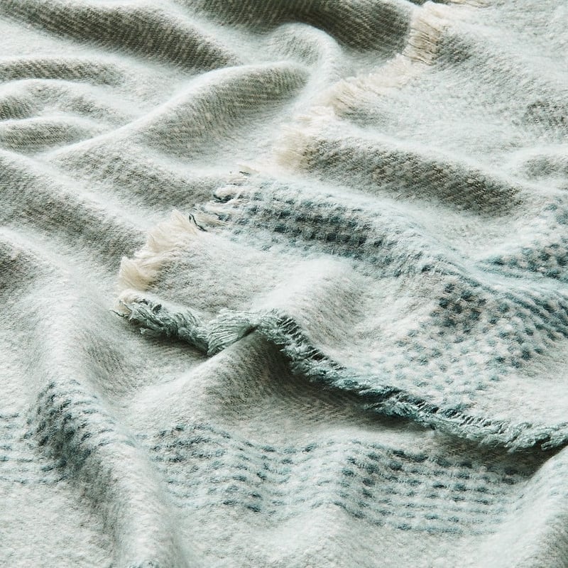 Hotham Teal Throw