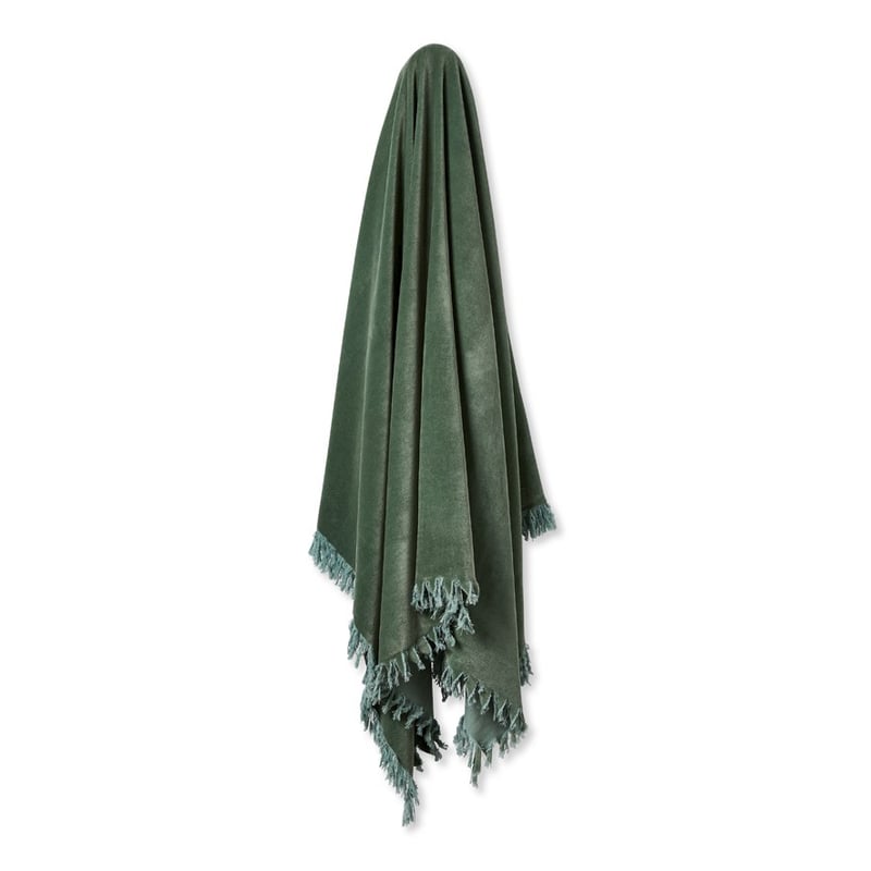 Elwood Sage Velvet Throw