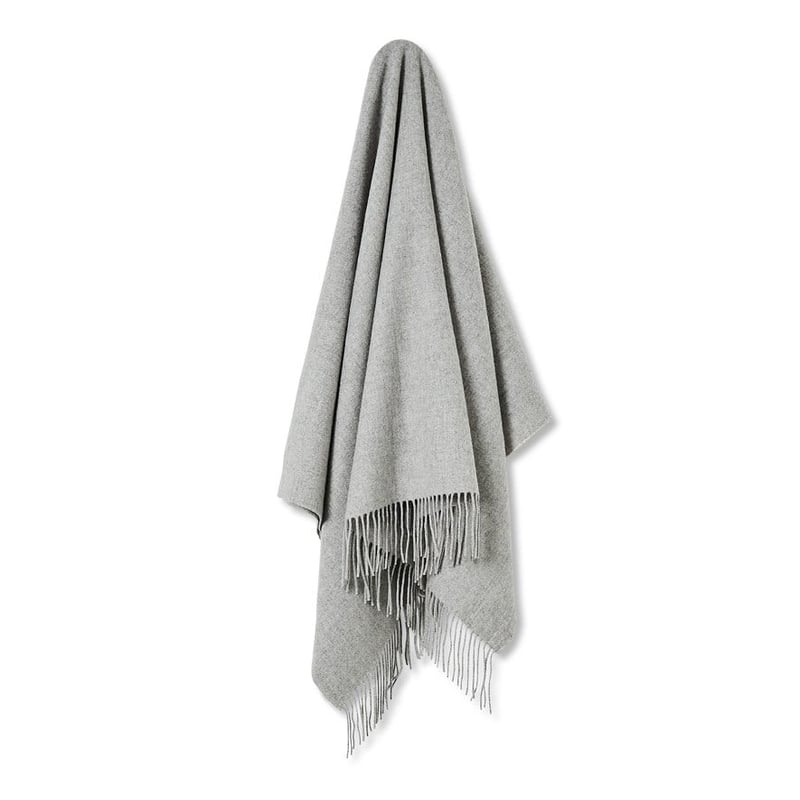 Fleetwood Grey Marle Cashmere Lambswool Throw