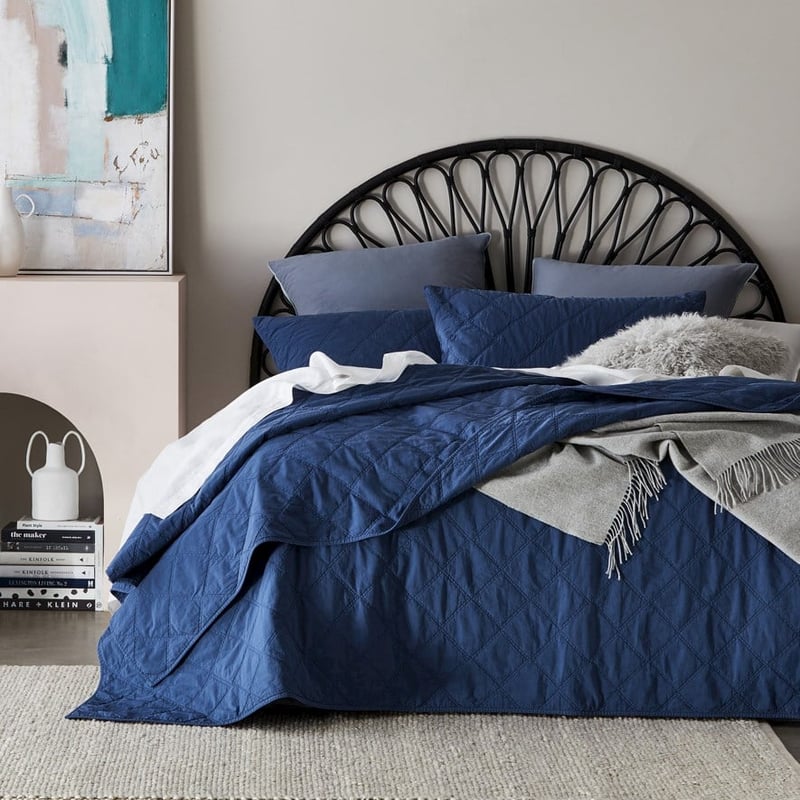 Fleetwood Grey Marle Cashmere Lambswool Throw