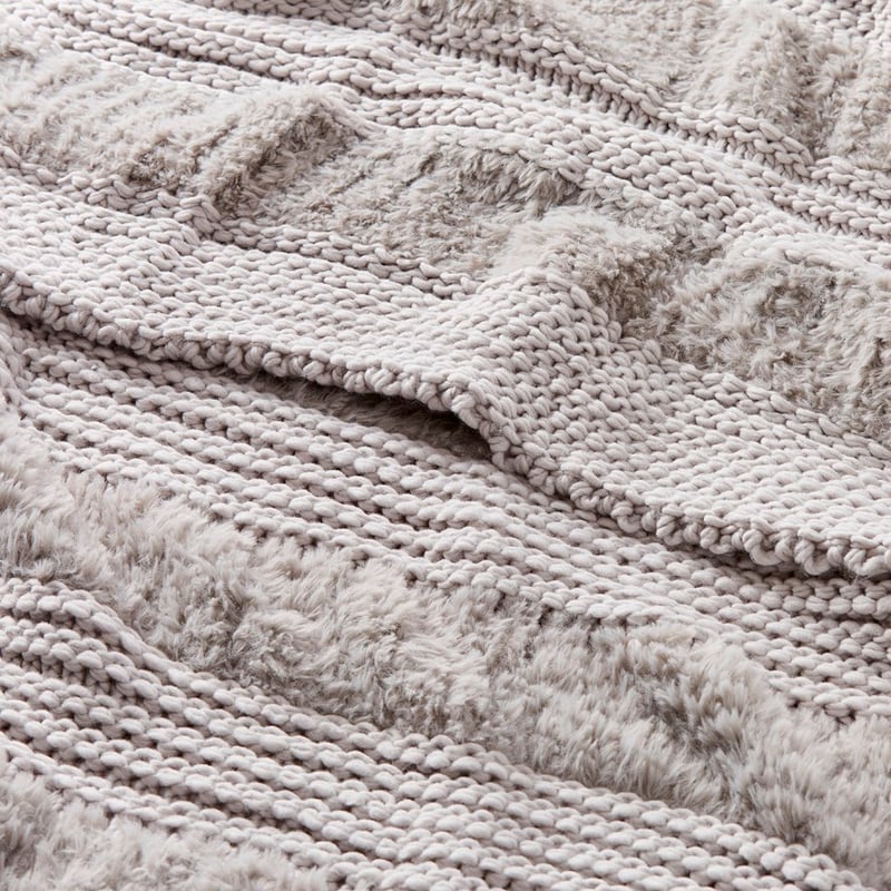 OLD Kirby Grey Stripe Throw