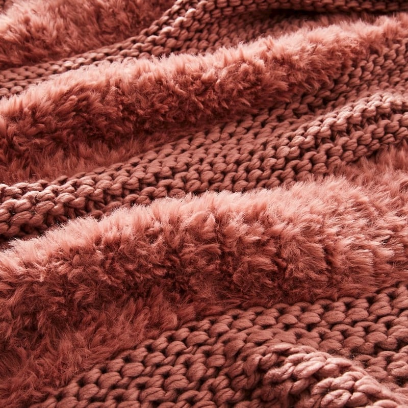 Kirby Rosewood Stripe Throw